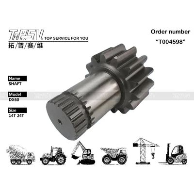 ইস্পাত DX60 Excavator Swing Pinion Parts এবং অবিলম্বে চালানের জন্য প্রস্তুত