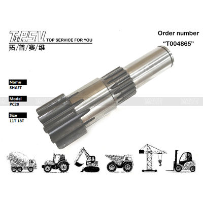 20S-26-1111 দীর্ঘস্থায়ী খননকারী ট্রান্সমিশন সিস্টেমের জন্য হাইড্রোলিক ড্রাইভ PC20-5 এক্সকাভেটর সুইং পিনিওন যন্ত্রাংশ