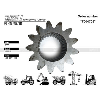 পরিবহন প্যাকেজিং ডিলড ব্যাগ অন্যান্য R210-3 খননকারী সুইং হ্রাসকারী বড় গিয়ার যন্ত্রাংশ এবং উচ্চ স্থায়িত্ব সহ