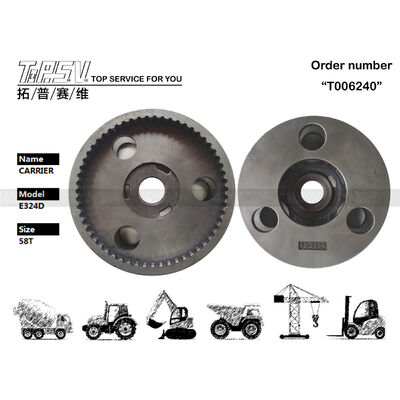 267-6799 ডিলড ব্যাগ ট্রান্সপোর্ট প্যাকেজিং E324D এক্সক্যাভেটর ভ্রমণ 3 পর্যায়ের প্ল্যানেটার ক্যারিয়ার ইস্পাত কাঠামো শক্তি খনির খাতের জন্য ডিজাইন করা হয়েছে যা অপারেশন নিশ্চিত করে