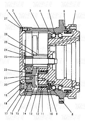Good price 114-1466 ভারী দায়িত্ব ইস্পাত Excavator ভ্রমণ ড্রাইভ গিয়ারবক্স ইনস্টলেশন ক্যাটালগ E312B উপর বোল্ট সঙ্গে অনলাইন