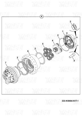 Good price 333/K0684 স্টিল এক্সক্যাভটর ট্রাভেল গিয়ারবক্স হাইড্রোলিক ট্রাভেল মোটর ড্রাইভ সহ JS200 ক্যাটালগ অনলাইন