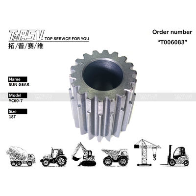 Good price SK55 এক্সক্যাভেটর ভ্রমণ 2 স্টেজ কাস্টম ফাইনাল ড্রাইভ গিয়ার সহজ মেশিন ইনস্টলেশনের জন্য অনলাইন