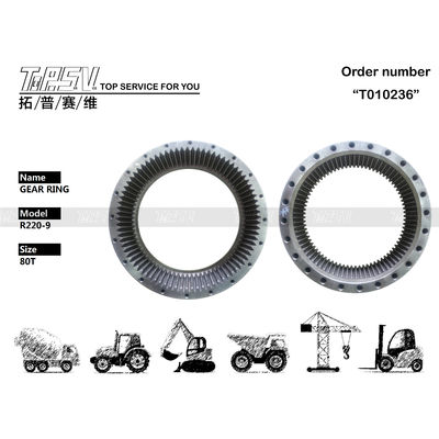 Good price R220-9 80T Excavator Travel Steel Gear Ring 39Q6-42110 ঘোরানোর জন্য অনলাইন
