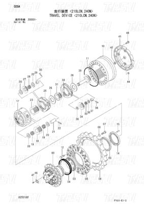 Good price 9250188 9269199 কাস্টম রং ZX200-3 খননকারী ভ্রমণ ফাইনাল ড্রাইভ ক্যাটালগ মোটর ড্রাইভ অনলাইন