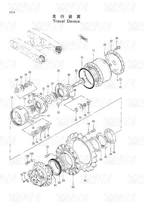 Good price EX220-2 প্ল্যানেটারি রিডাক্টর এক্সক্যাভেটর ট্রাভেল ড্রাইভ ক্যাটালগ 9091682 9116394 9116395 অনলাইন