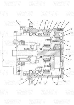 Good price প্ল্যানেটারি রিডাক্টর 176-9100 E311C Excavator Travel Drive ক্যাটালগ মডেল অনুযায়ী পরিবর্তিত হয় অনলাইন