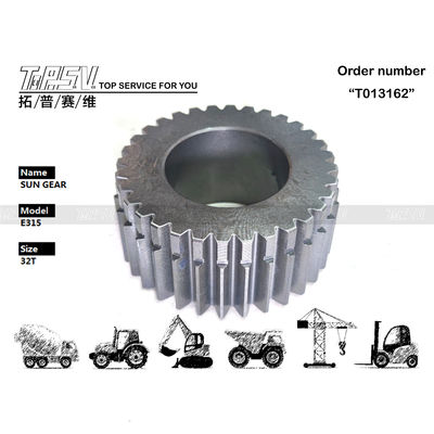 102-6522 রঙ কালো Excavator E315 ভ্রমণ 2 পর্যায় সূর্য গিয়ার গিয়ার বক্স জন্য Excavator