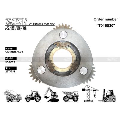 ভারী দায়িত্ব EX220 Excavator Travel 1 Stage Carrier ASSY with Gear Meshing