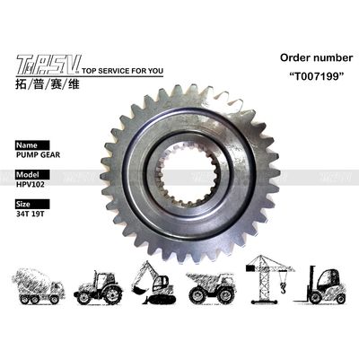 3063842 HPV102 Excavator Hydraulic Pump Gear Parts For Excavator Transmission System In কালো