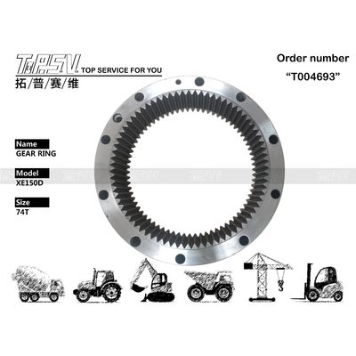 SY135C XE150D Excavator Swing Gear Ring Box Heavy Duty Machinery এর জন্য উচ্চ স্থায়িত্ব