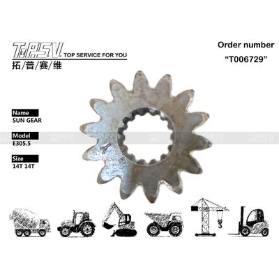 Good price 198-5013 সামঞ্জস্যপূর্ণ E305.5 এক্সকাভেটর ট্র্যাভেল সান গিয়ার বিভিন্ন খননকারী মডেলের জন্য অনলাইন
