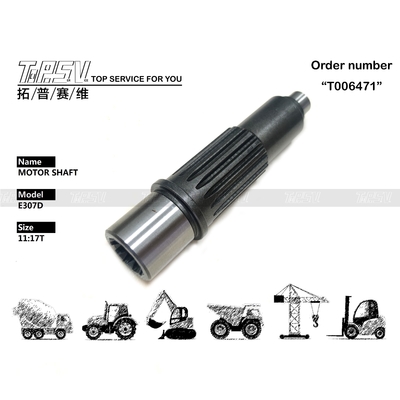 307-4176 ব্ল্যাক E307C খননকারীর ভ্রমণ মোটর শ্যাফ্ট জলবাহী পাম্প যন্ত্রাংশ শক্তি খনির প্রতিস্থাপন যন্ত্রাংশগুলির জন্য
