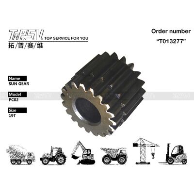Good price বিভিন্ন PC02 Excavator ভ্রমণ 2 পর্যায়ের সঙ্গে সামঞ্জস্যপূর্ণ সান গিয়ার বক্স টেকসই ভারী দায়িত্ব নির্মাণ সরঞ্জাম প্রতিস্থাপন অংশ অনলাইন