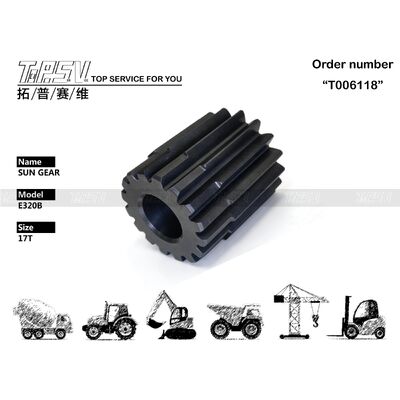 Good price 7Y-1430 উচ্চ নির্ভুলতা E320C খননকারীর ভ্রমণ ২-পর্যায়ের সান গিয়ার, হাইড্রোলিক মোটর ড্রাইভ এবং প্ল্যানেটারি হ্রাসকারী সহ অনলাইন