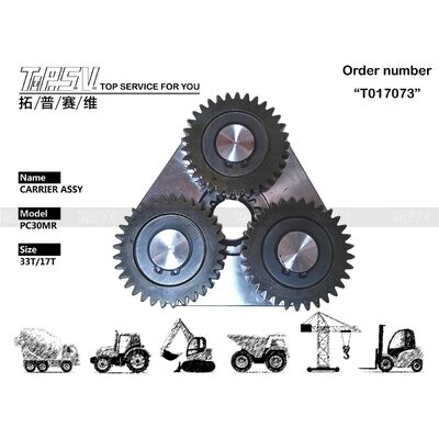 PC30MR এক্সকাভেটর ট্রাভেল 1 স্টেজ ক্যারিয়ার অ্যাসি পার্টস ট্র্যাভেল ড্রাইভ এক্সক্যাভেটর খুচরা যন্ত্রাংশ