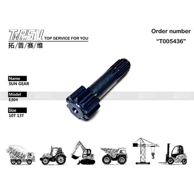 Good price উচ্চ নির্ভুলতা E304 Excavator ভ্রমণ 1 স্টেজ স্টিল নির্মাণের জন্য সান গিয়ার এবং জাহাজে প্রস্তুত অনলাইন