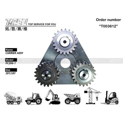 PC200-7 খনন সরঞ্জাম জন্য Excavator Swing 1 স্টেজ ক্যারিয়ার ASSY