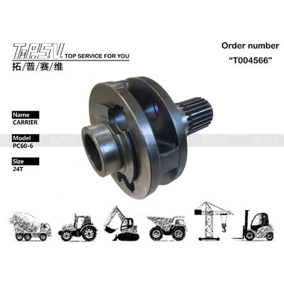 201-26-61211 PC60-6 সুইং ড্রাইভ এক্সক্যাভেটর খুচরা যন্ত্রাংশের জন্য খননকারী সুইং ক্যারিয়ার
