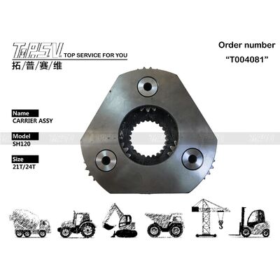SH120 খননকারীর সুইং ২ স্টেজ ক্যারিয়ার অ্যাসেম্বলি সুইং ড্রাইভ খননকারীর যন্ত্রাংশগুলির জন্য খুচরা যন্ত্রাংশ