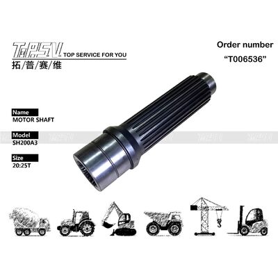 Good price স্টার্ডি স্টীল SK250-6 এক্সক্যাভেটর হাইড্রোলিক মোটর শ্যাফ্ট / এক্সক্যাভেটর হাইড্রোলিক তেল LQ15V00007S042 অনলাইন