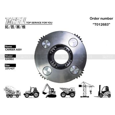 সুইং ড্রাইভ এক্সক্যাভেটর খুচরা যন্ত্রাংশের জন্য E349D2 খননকারী সুইং 2 স্টেজ ক্যারিয়ার ASSY যন্ত্রাংশ