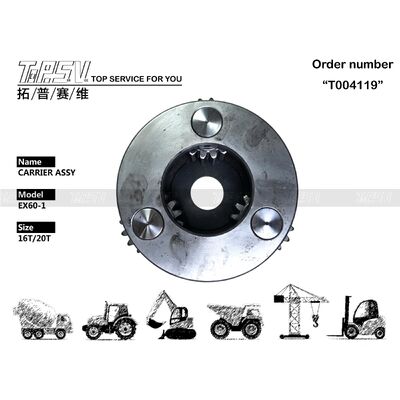EX60-1 Excavator Swing 2 Stage Carrier ASSY Swing Drive Excavator Spare Parts এর জন্য অংশ