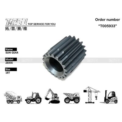 উচ্চ স্থায়িত্ব হাইড্রোলিক মোটর TM10VD Excavator Travel 2 Stage সান গিয়ার মোটর পার্টস